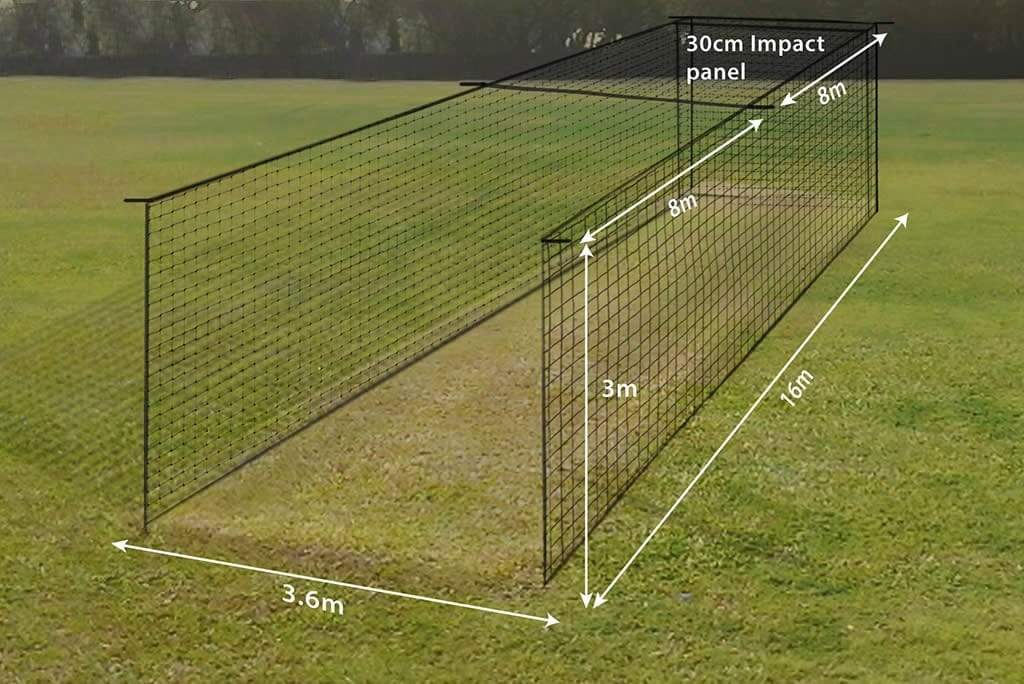 Baseball / Softball Cage (Open End) 16m x 3.6m - Image 3