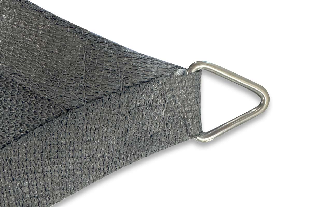 Charcoal Square Ultra-Heavy Duty Shade Sail - Image 4