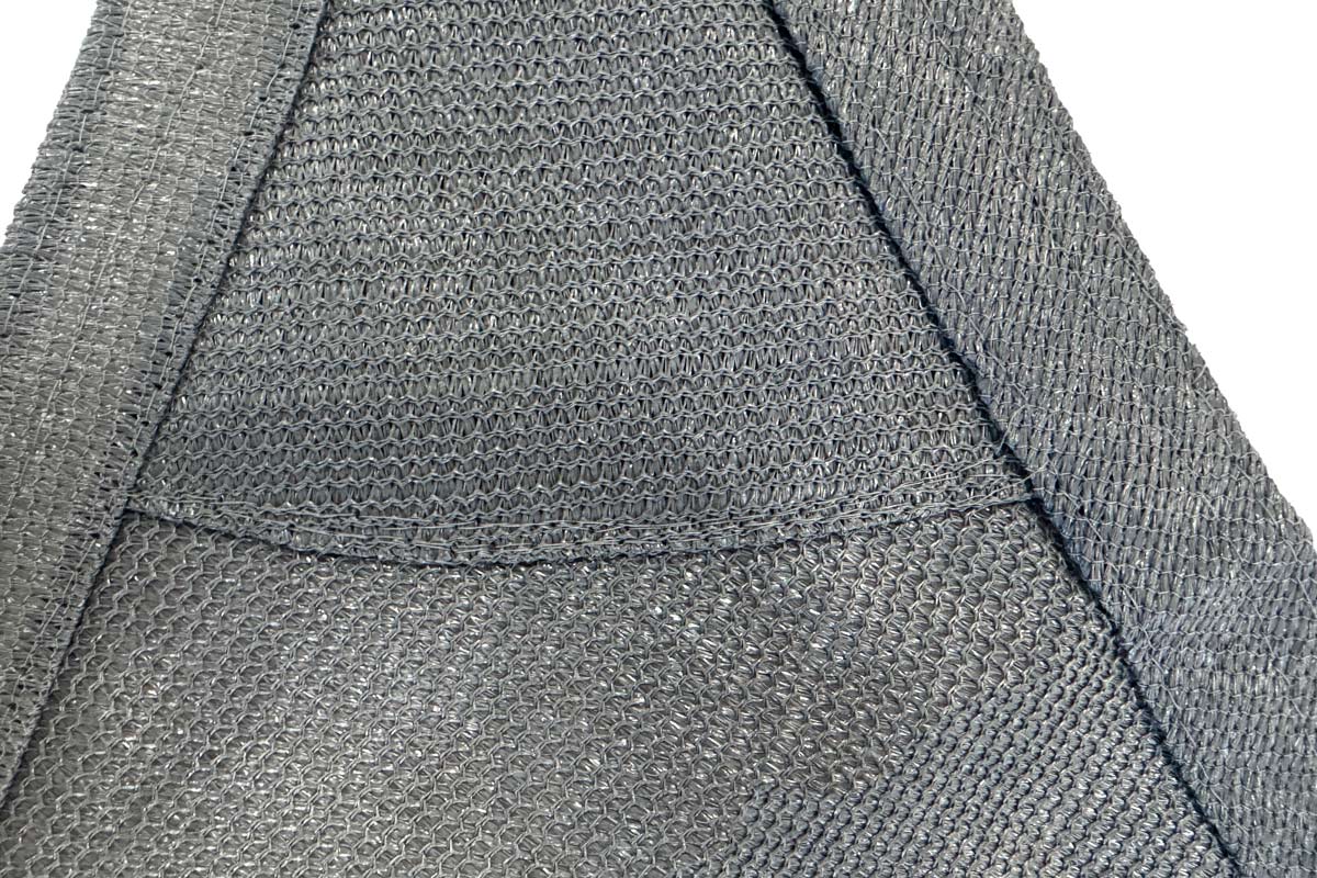Charcoal Right Angle Triangle Ultra-Heavy Duty Shade Sail - Image 7