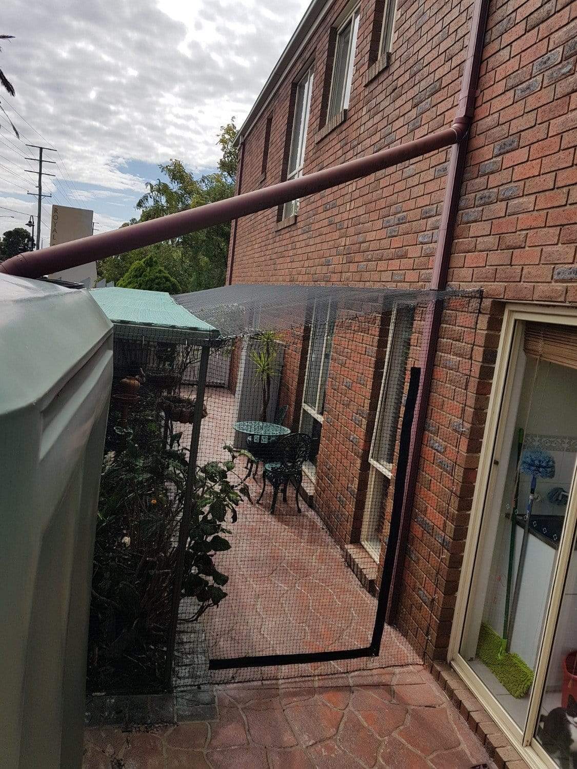 Complete Wall Net with F-Zipper (3.5m x 3.5m Netting) - Stone - Image 11