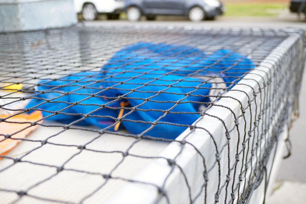 Custom Size net W/-Rope Edge, Bungee Cord and Clips (Max 3m L x 3m W) - Image 6