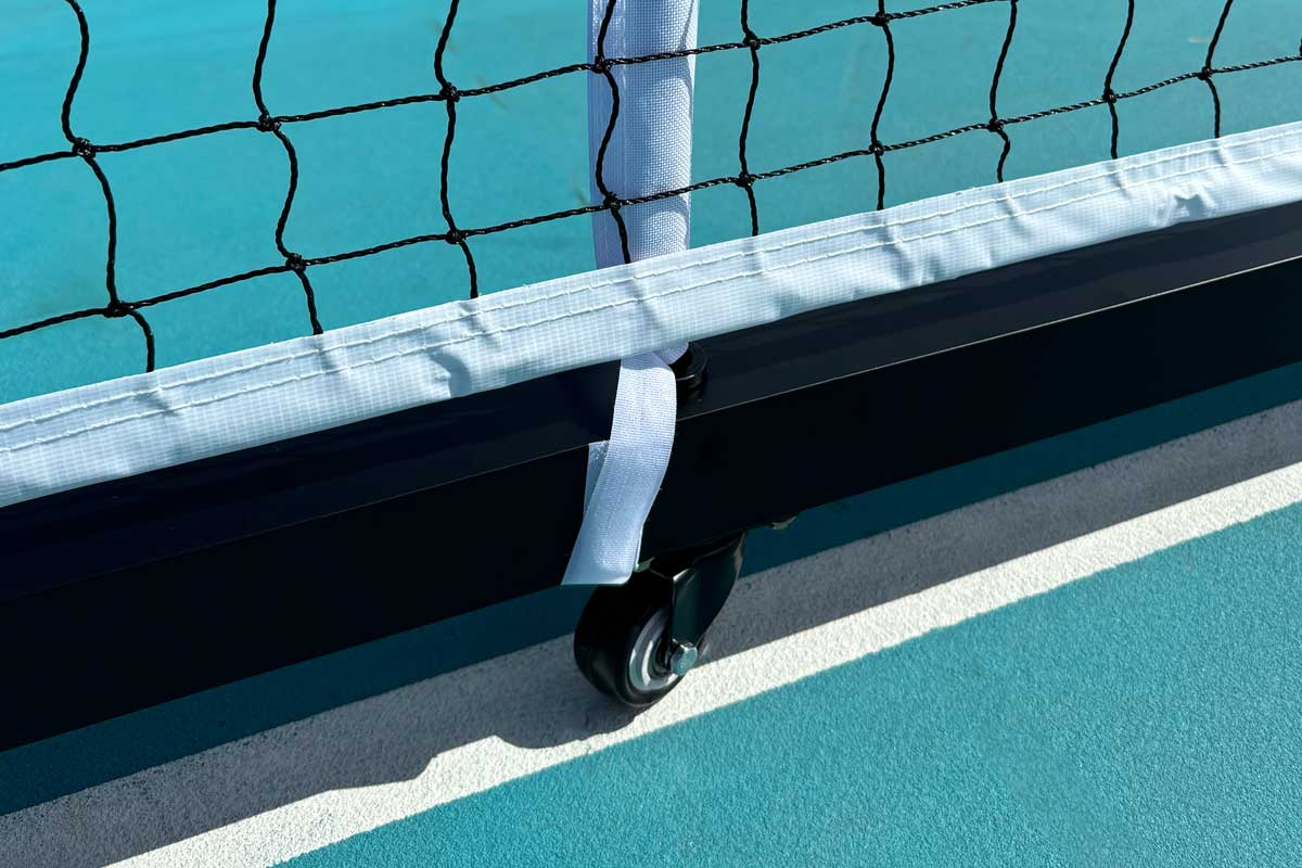 Deluxe Portable Pickleball Net with Wheels - Image 6