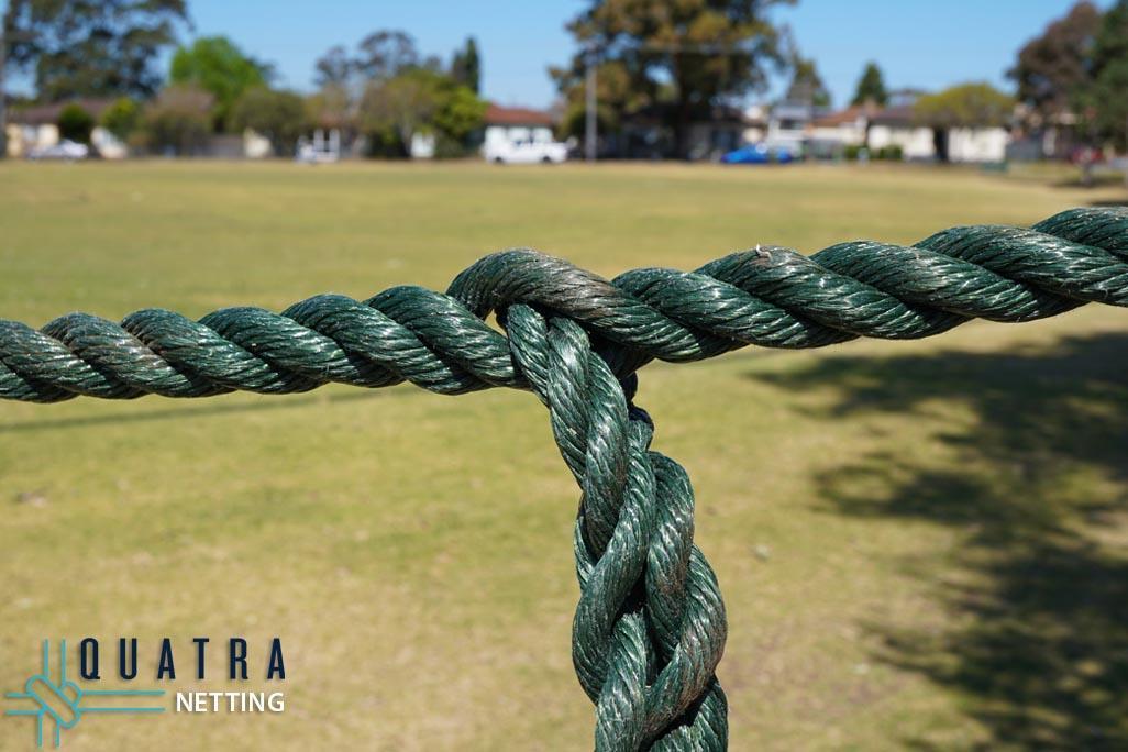 Heavy Duty Climbing Cargo Net: 250mm Mesh / GREEN - Image 3
