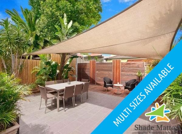Sand Right Angle Triangle Shade Sail - Image 3