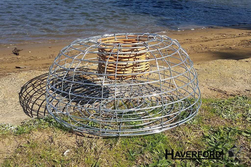 Wire Lobster Pot W/- Cane Entrance (NSW Compliant) - Image 3