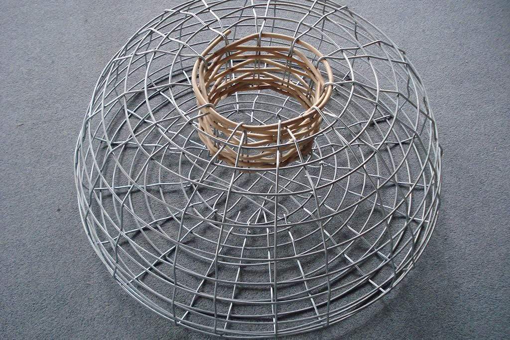 Wire Lobster Pot W/- Cane Entrance (NSW Compliant) - Image 4